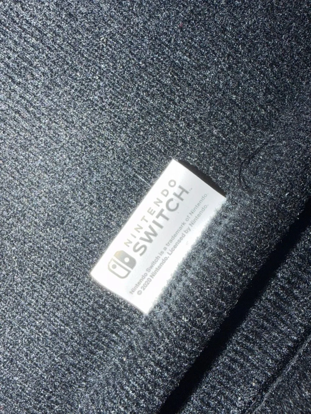 Nintendo Black Sweater with White Logo Tag